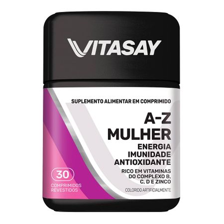 Suplemento Alimentar Vitasay Mulher A-Z 30 Comprimidos