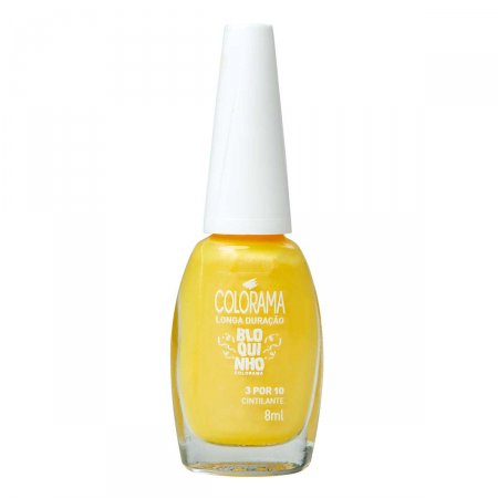 Esmalte Cintilante Colorama Bloquinho 3 Por 10 com 8ml