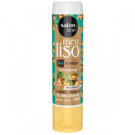 Condicionador Salon Line Meu Liso Reparação com 300ml