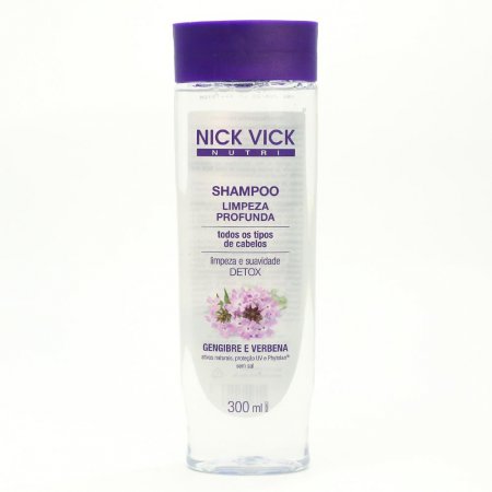 Shampoo Nick Vick Nutri Limpeza Profunda 300ml
