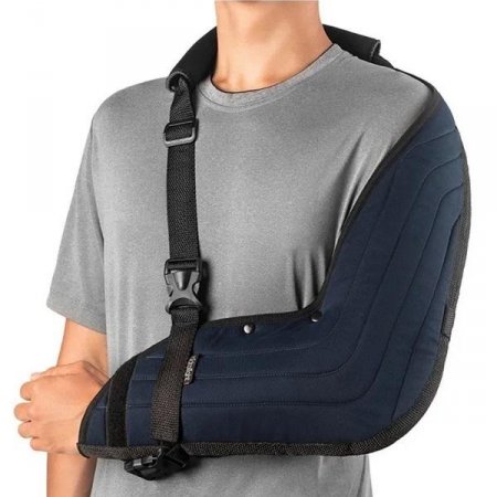 Tipoia Imobilizadora Estofada Velpeau Hidrolight Bilateral - Azul - G