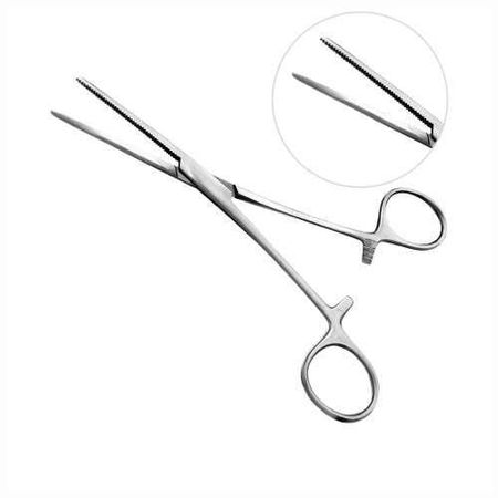 Pinça Crile Reta - 16Cm Abc