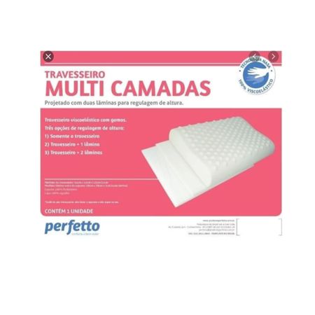Travesseiro Multi camadas - Perfetto Multi camadas