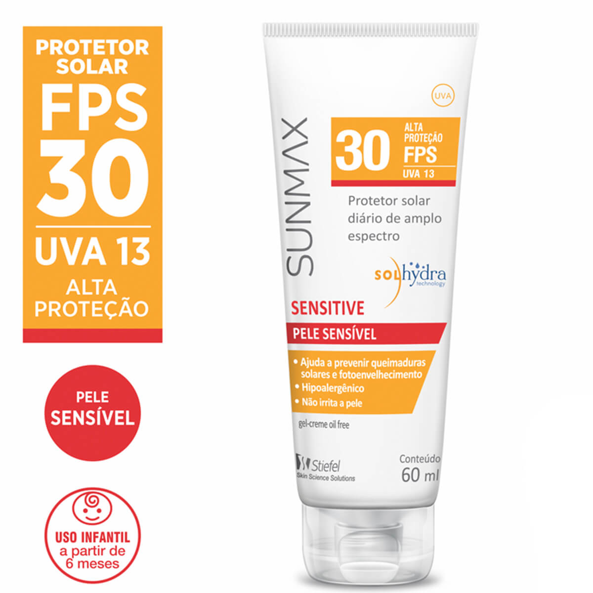Protetor Solar Sunmax Sensitive FPS 30