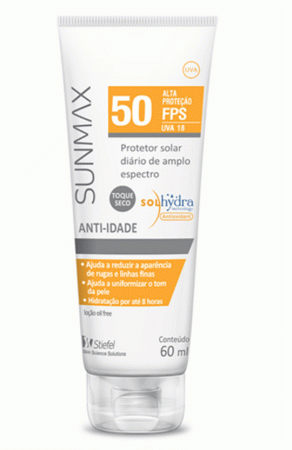 Protetor Solar Stiefel Sunmax Anti Idade Pele Normal a Seca FPS 50