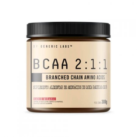 BCAA 2:1:1 FLAVOR (300g) - Morango - Generic Labs