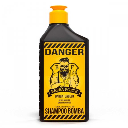 Shampoo Barba Forte Danger Bomba com 250ml