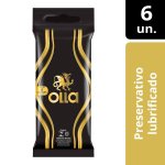 Preservativo Olla Lubrificado com 6 unidades