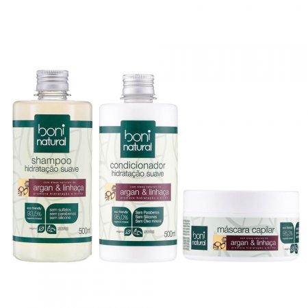 Kit Boni Natural de Tratamento Capilar Natural