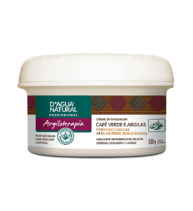 Creme de massagem Café Verde e Argila 300g