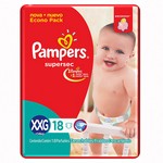 Fralda Pampers Supersec Tamanho XXG