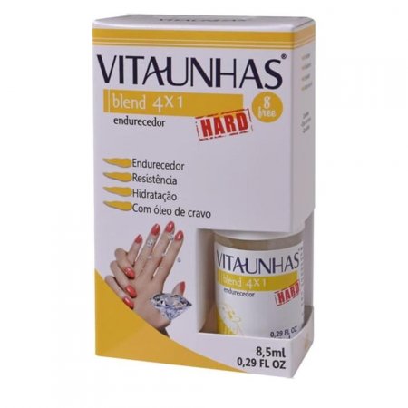 Base Vitaunhas Hard Blend 4x1 Endurecedor  8,5ml