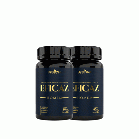 Eficaz Homem 2 Unidades C/60 Capsulas 500mg Estimulante - Linduras