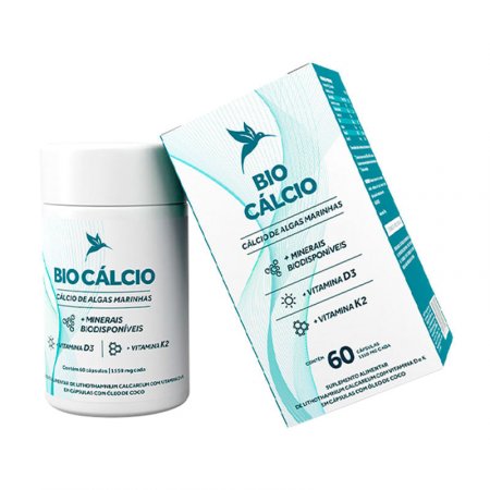 Bio Calcio 1100mg 60caps - Pura Vida