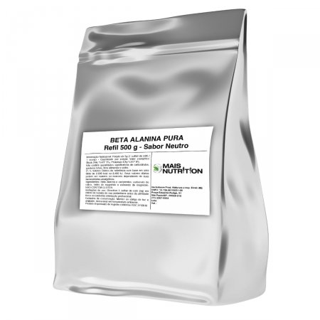Beta Alanina Vegan WVegan Embalagem Refil 500g