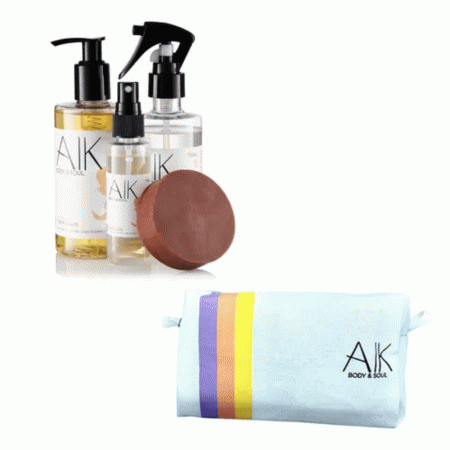 Kit Limpeza Corporal Ambiente Laranja Tea-Tree + Necessaire