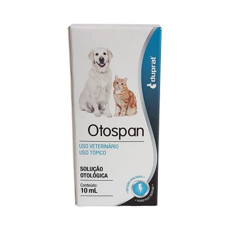 Otospan 10ml Duprat Tratamento Otite Cães e Gatos