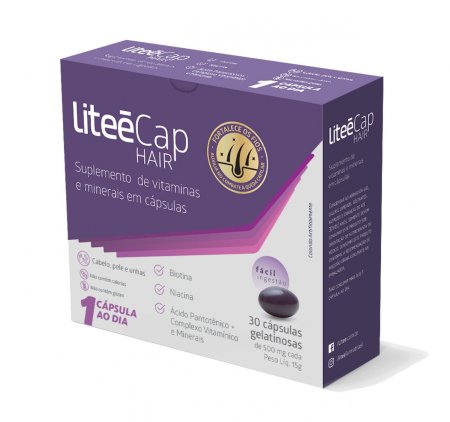 LiteeCap Hair Gelatinosas 30 Cápsulas