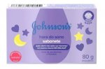 Sabonete Barra Hora Do Sono, Johnson's Baby, Lilá, 80 G