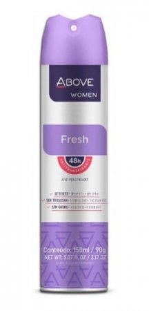 Kit 06 Desodorante Aerosol Above Feminino 90g - Fresh