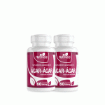 Agar Agar 2 Unidades C/60 Caps Cada 500mg - Linduras