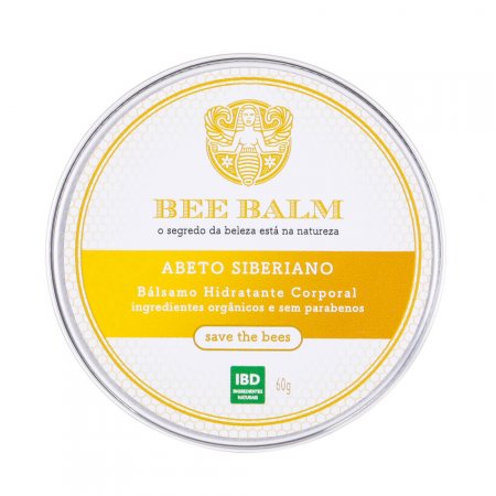 Bálsamo Hidratante Corporal Bee Balm Abeto Siberiano com 60g