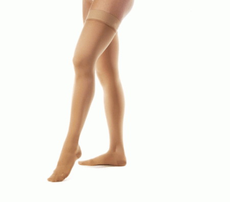 Meia Elástica 7/8 - 20-30mmHg Fechada Bege EG Jobst Relief