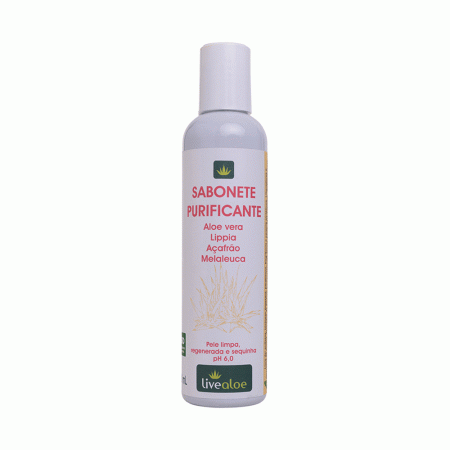 Sabonete Livealoe Purificante Natural 200ml