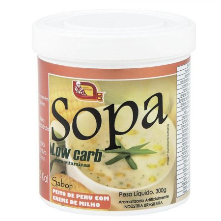 Sopa Detox Peito de Peru Com Creme de Milho 300g Mosteiro Devakan