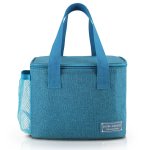Bolsa Térmica com Alça e Bolso Externo - Azul