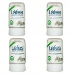 Kit Desodorante Crystal Rock Lafes 120g Vegano (4unid)