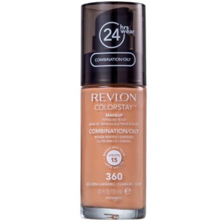 Revlon ColorStay 24 Horas Pele Mista à Oleosa FPS15 360 Golden Caramel - Base Líquida 30ml