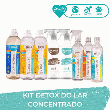 KIT GAROA DETOX DO LAR - CONCENTRADO