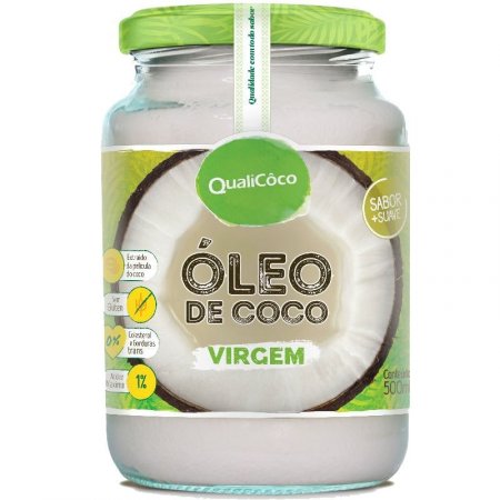 Óleo de Coco virgem 500ml Qualicôco
