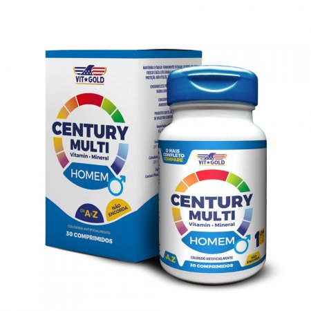 Multivitaminico Century Multi Homem Vitgold 30 Comprimidos