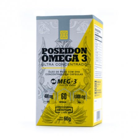 Ômega 3 Poseidon 1.400mg Ultra Concentrado - 60 cáps Iridium Labs
