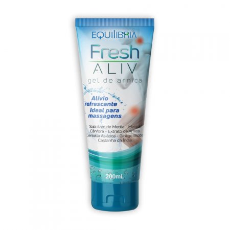 Fresh Aliv Gel Massag Arnica + Ginko Biloba + Cast India 200ml