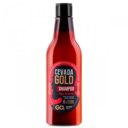 Shampoo Go. Cevada Gold Força Nutritiva com 300ml