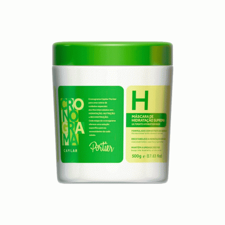 PORTIER MASCARA CRONOGRAMA CAPILAR HIDRATACAO 500G