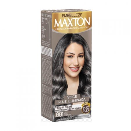 Tintura Maxton 0.01 Cinza Charcoal