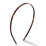 N004 Tiara lisa tartaruga 0,4cm lg