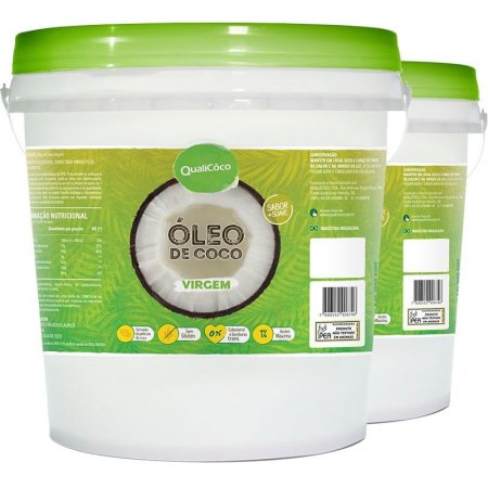 Kit 2 Óleo de Coco Virgem Qualicoco 3 Litros