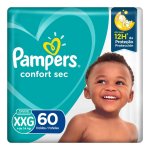 Fralda Pampers Confort Sec XXG com 60 unidades