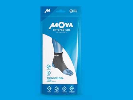 Tornozeleira Longa em Neoprene M - Mova