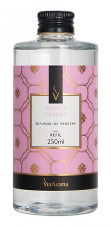 Refil Difusor Varetas Peônia Garden 250ml - Via Aroma