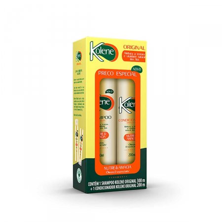 Kit Kolene Original Shampoo com 300ml + Condicionador com 200ml
