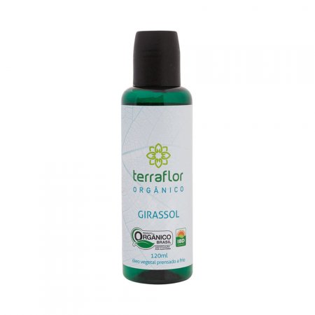 Óleo Vegetal de Girassol Orgânico 120ml Terra Flor