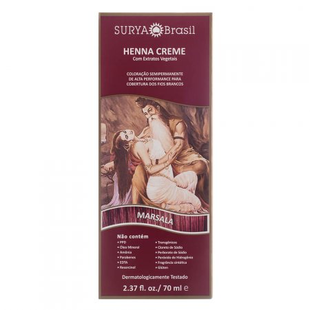 Henna Creme Natural Surya Brasil 70ml