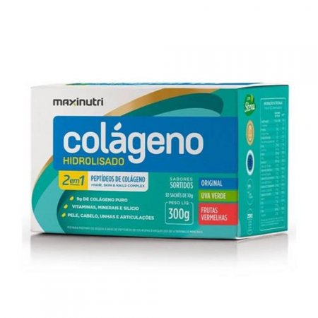 Colágeno Hidrolisado Maxinutri 2 em 1 Sortudos 30 Sachês