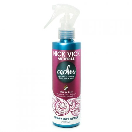 Spray Day After Cachos Nick Vick Antifrizz 200ml Cabelos Cacheados